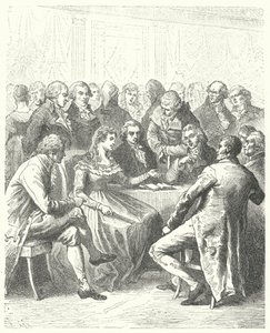 Madame Roland og Girondinerne, Fransk Revolution (gravering)