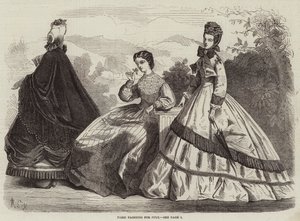 Paris Fashions i juli af Frederic Theodore Lix