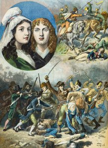 Søstrene Felicite og Theophile De Fernig af Frederic Theodore Lix