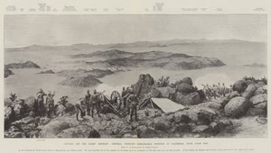 Afskære boernes tilbagetog, General Frenchs bemærkelsesværdige position ved Colesberg, fra Coles Kop