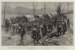 Krigen mellem Serbien og Bulgarien, det serbiske tilbagetog på Nisch, 26. november