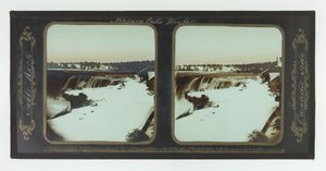 Vinter, Niagara Falls, Table Rock, Canada Side af Frederic and William Langenheim