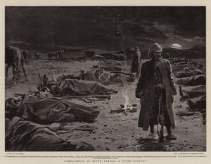 Kampagne i Sydafrika, A Night Bivouac af Frederic de Haenen