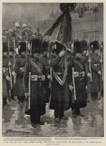 God save the King, Lord Roberts saluterer til nationalsangen efter proklamationen på St James