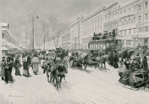 Nevsky Prospekt af Frederic de Haenen