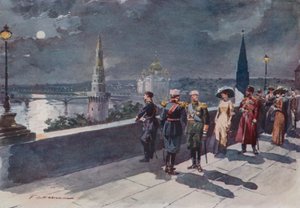 Terrassen i Kreml af Frederic de Haenen