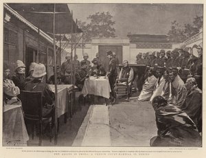 De allierede i Kina, en fransk krigsret i Peking