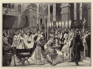 Ceremonien ved salvestenen, salvning af Herrens gravmæle af Frederic de Haenen