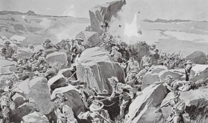 The City Imperial Volunteers in Action (litografi) af Frederic de Haenen