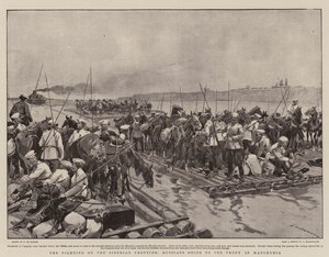 Kampene ved den sibiriske grænse, russere går til fronten i Manchuriet af Frederic de Haenen