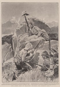 Den lette side af krigsførelse, tegner fjendens ild