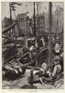 De kongelige bryllupsfester i Amsterdam, en ferie i havnen af Frederic de Haenen