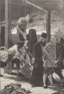 Henrettelsen af Alexander Kvyatkovsky og Andrey Presnyakov den 16. november 1880. af Frederic de Haenen