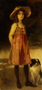 Portræt af kunstnerens datter, Hilde, 1913