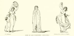 Nogle af Lady Hamiltons holdninger af Frederich Rehberg