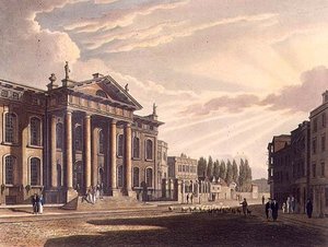 Yderside af Clarendon Printing House, illustration fra 