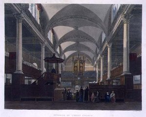Interiør af Christ Church, fra 