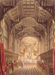 The Chapel of All Souls College, illustration fra 