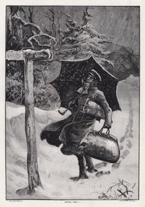 Spisetid!!! (gravering) af Frederick (attr. to) Barnard