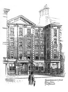 Gainsboroughs hus, Pall Mall, London, 1912 af Frederick Adcock