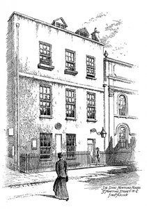 Sir Isaac Newtons House, St Martins Street, London, 1912.