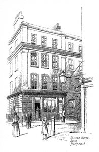 William Blakes hus, Soho, London, 1912