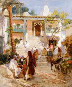 Ved souken, af Frederick Arthur Bridgman