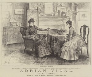 Adrian Vidal, af W E Norris af Frederick Barnard