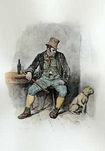 Bill Sykes og hans hund, fra 