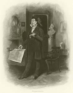Mr. Pecksniff (dybtryk) af Frederick Barnard