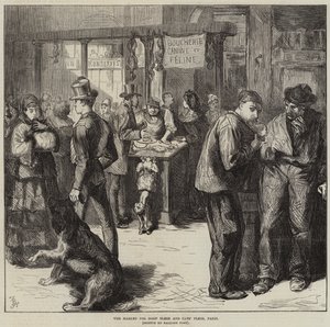 Markedet for hundekød og kattekød, Paris af Frederick Barnard