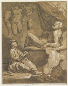 Titelside for: Abraham Bloemaert, Original og berømt kontryk tegnebog. Del 1 af Frederick Bloemaert