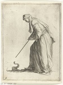 Kvinde med en slange 15 små figurer (serietitel)