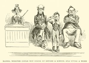 Daniel Webster kunne ikke rejse sig foran en skole og sige et ord af Frederick Burr Opper