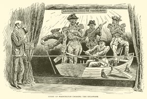 Undersøgelse af Washington, der krydser Delaware