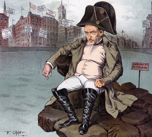 "Wall Streets lille Napoleon" i eksil af Frederick Burr Opper af Frederick Burr Opper