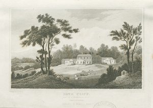Burton-upon-Trent - Dove Cliff: gravering, nd [c 1830] (tryk) af Frederick Calvert
