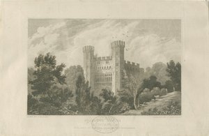 Castle Church - Stafford Castle: gravering, nd [1830] (tryk) af Frederick Calvert