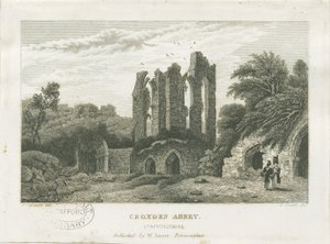 Croxden Abbey: gravering, nd [c 1830] (tryk) af Frederick Calvert