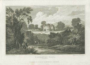 Darlaston Hall: gravering, nd [c 1830] af Frederick Calvert