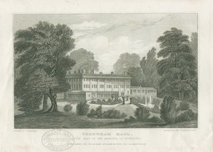 Trentham Hall: gravering, nd [c 1830] (tryk) af Frederick Calvert