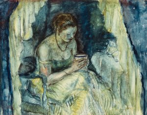 En kop te af Frederick Carl Frieseke