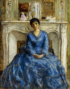 Den blå kjole af Frederick Carl Frieseke