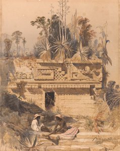 Ruiner ved Sabachche af Frederick Catherwood
