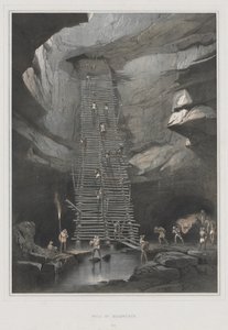 Udsigt over oldtidsmonumenter i Mellemamerika, Chiapas og Yucatan, Pl. 20: Bolonchens brønd, 1844. af Frederick Catherwood