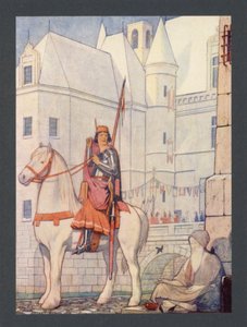 Sankt Martin, 4. århundrede, festival 11. november (farvelitografi) af Frederick Cayley Robinson