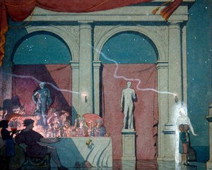 Tyltyl drejer diamanten, illustration fra akt IV Scene IV af 