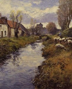Af The Banks of the Loing, Montigny af Frederick Charles Vipont Ede