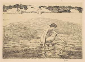 High Tide, Montauk, 1922. af Frederick Childe Hassam