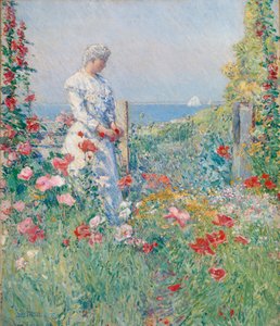 I haven Celia Thaxter i hendes have, 1892.